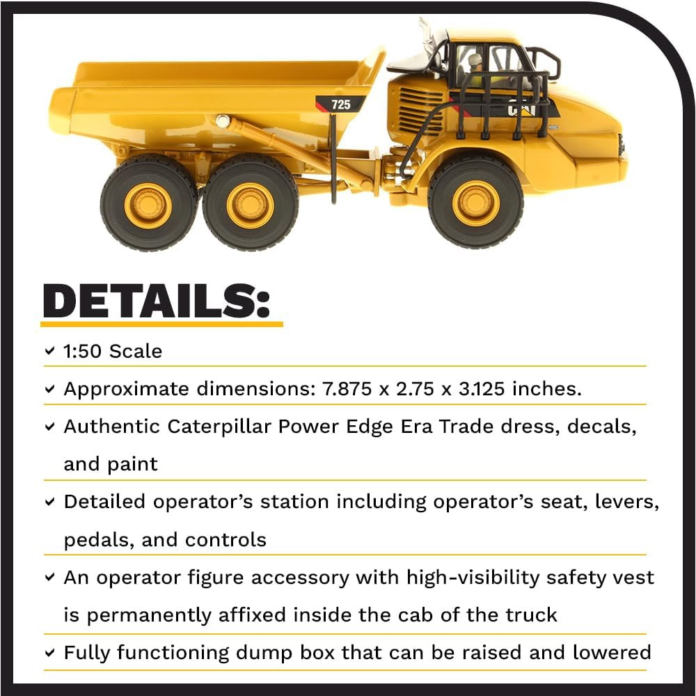 Caterpillar 725 Articulated Truck Core Classics Series Vehicle