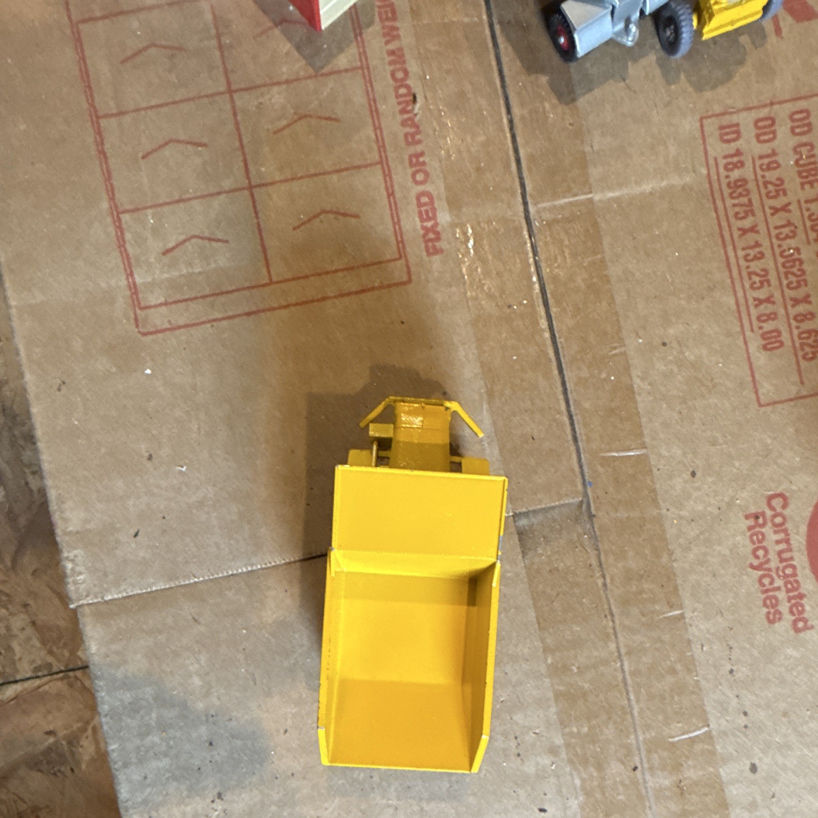 Vintage Matchbox Yellow Diecast Foden Dumper Truck,king sizeConstruction Vehicle