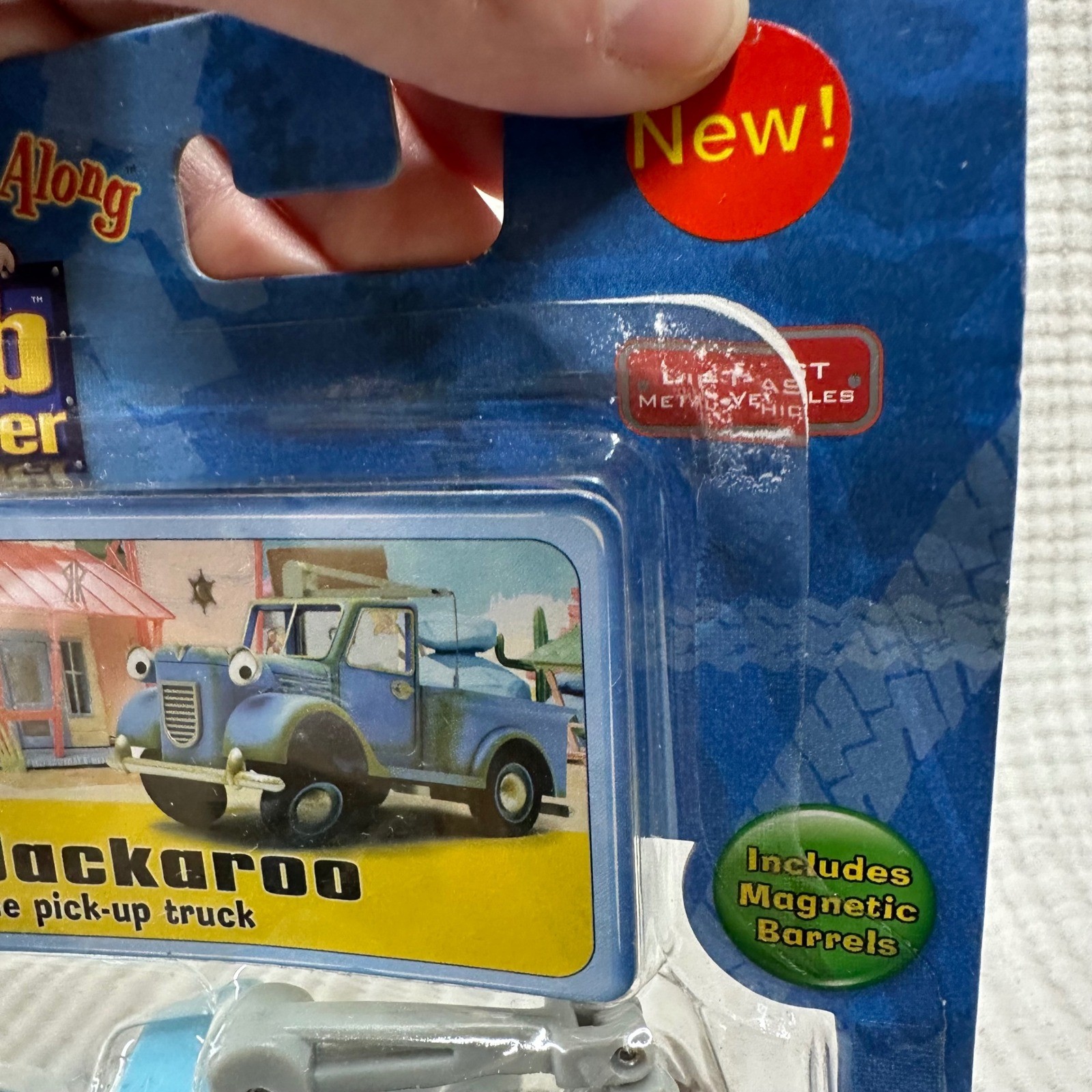 2006 Bob The Builder Take Along Jackaroo Pick Up Truck Die Cast Toy