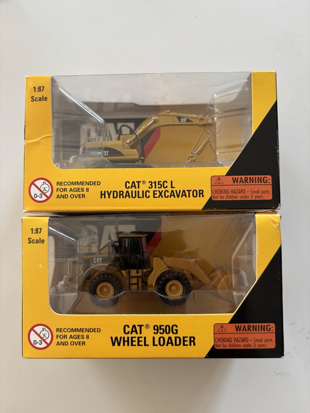 Norscot CAT HO / 1:87 950G Wheel Loader & 315C L Hydraulic Excavator New