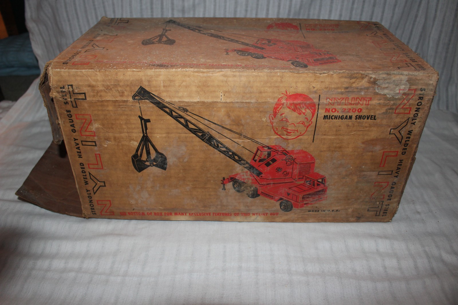 Vintage Nylint Michigan Shovel Crane No. 2200 Box – BOX ONLY