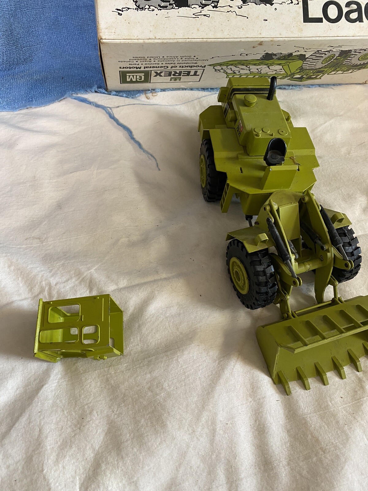 Terex GM Wheel Loader #72-71 Vintage Diecast. Scale 1:40 by Gesha of Germany