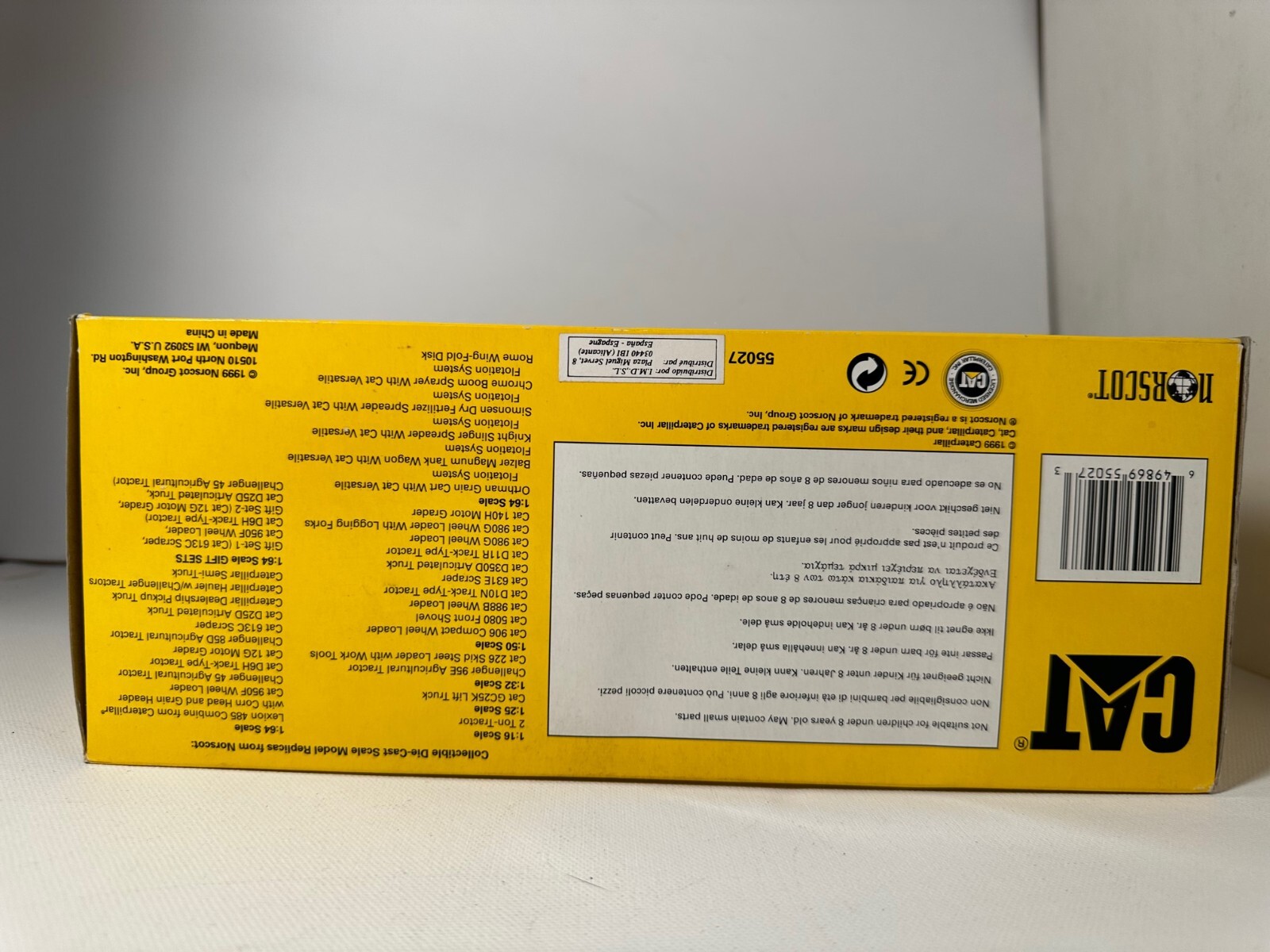 Norscot 1/50 Diecast 55027 – CAT 980G Tire Loader