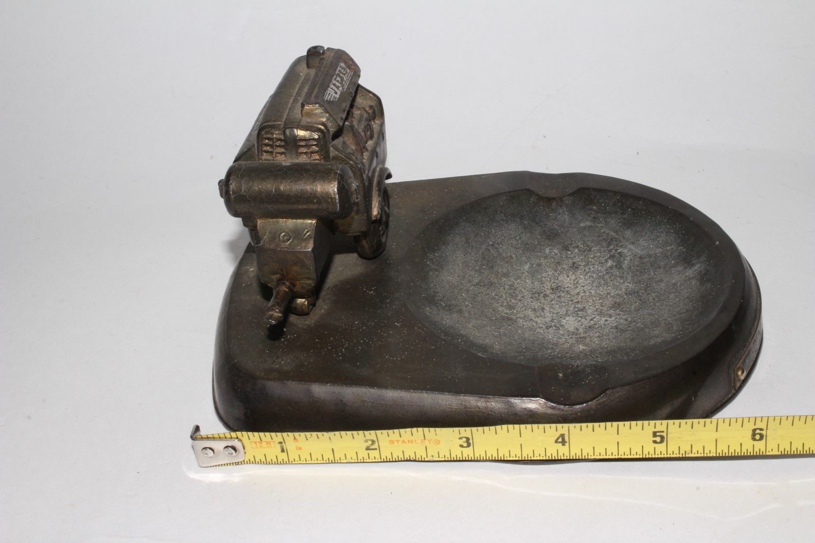 1930’s Jaegar Air Compressor Pot Metal Promo Ashtray, Original