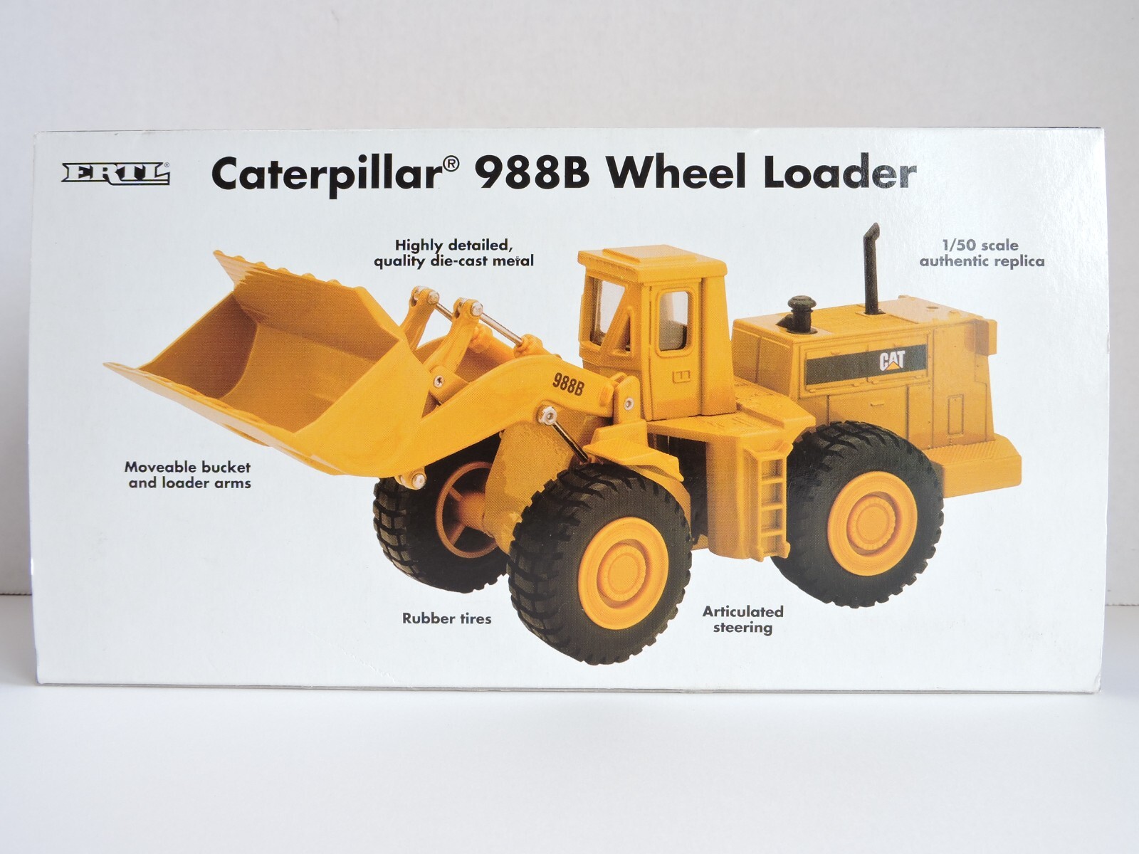 1994 VINTAGE CAT 988B Wheel Loader No. 2435 1/50th Scale NEW IN ORIGINAL BOX