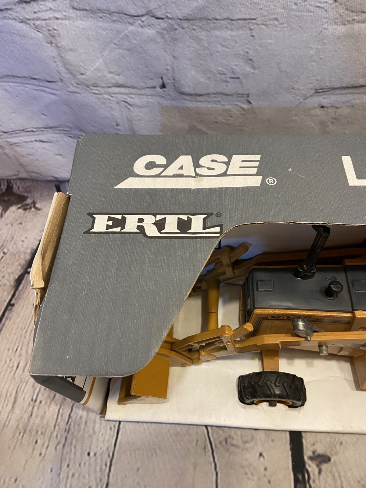 Vintage Ertl Case Loader Backhoe In Original Box 1995 Mexico