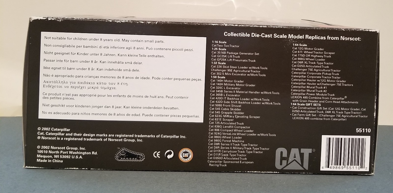 CAT D8R Series II MILITARY TRACK-TYPE TRACTOR NORSCOT 1:50 scale
