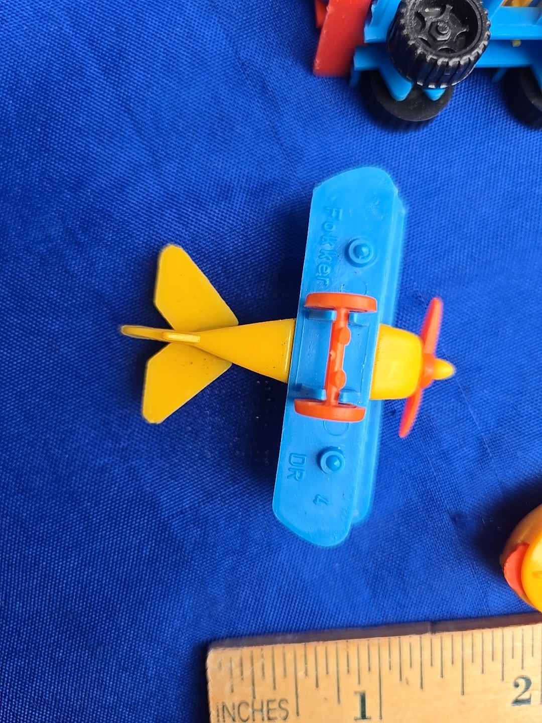 Lot BRUDER MINI Classic Planes Curtis Fokker, Tugboat, Ladder Truck Germany Toys