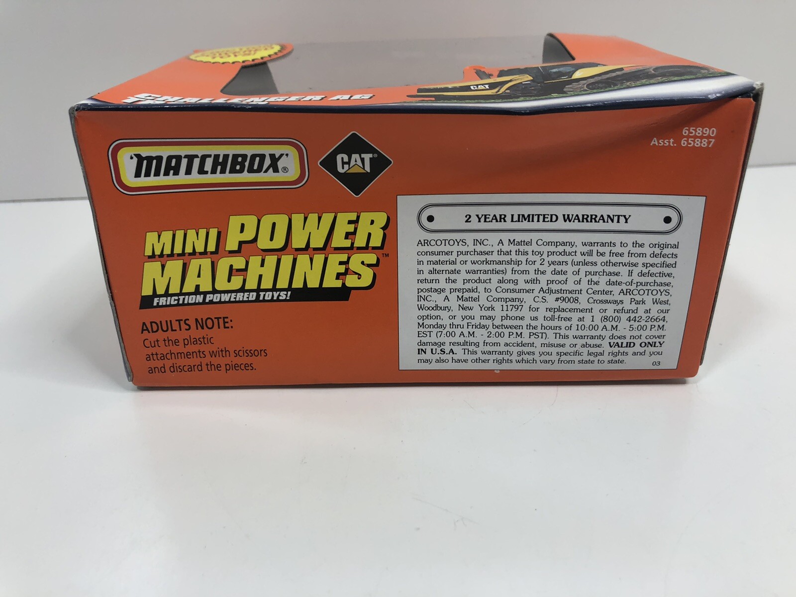 Matchbox Mini Power Machines CAT Challenger AG Friction Powered Toys 1998 New