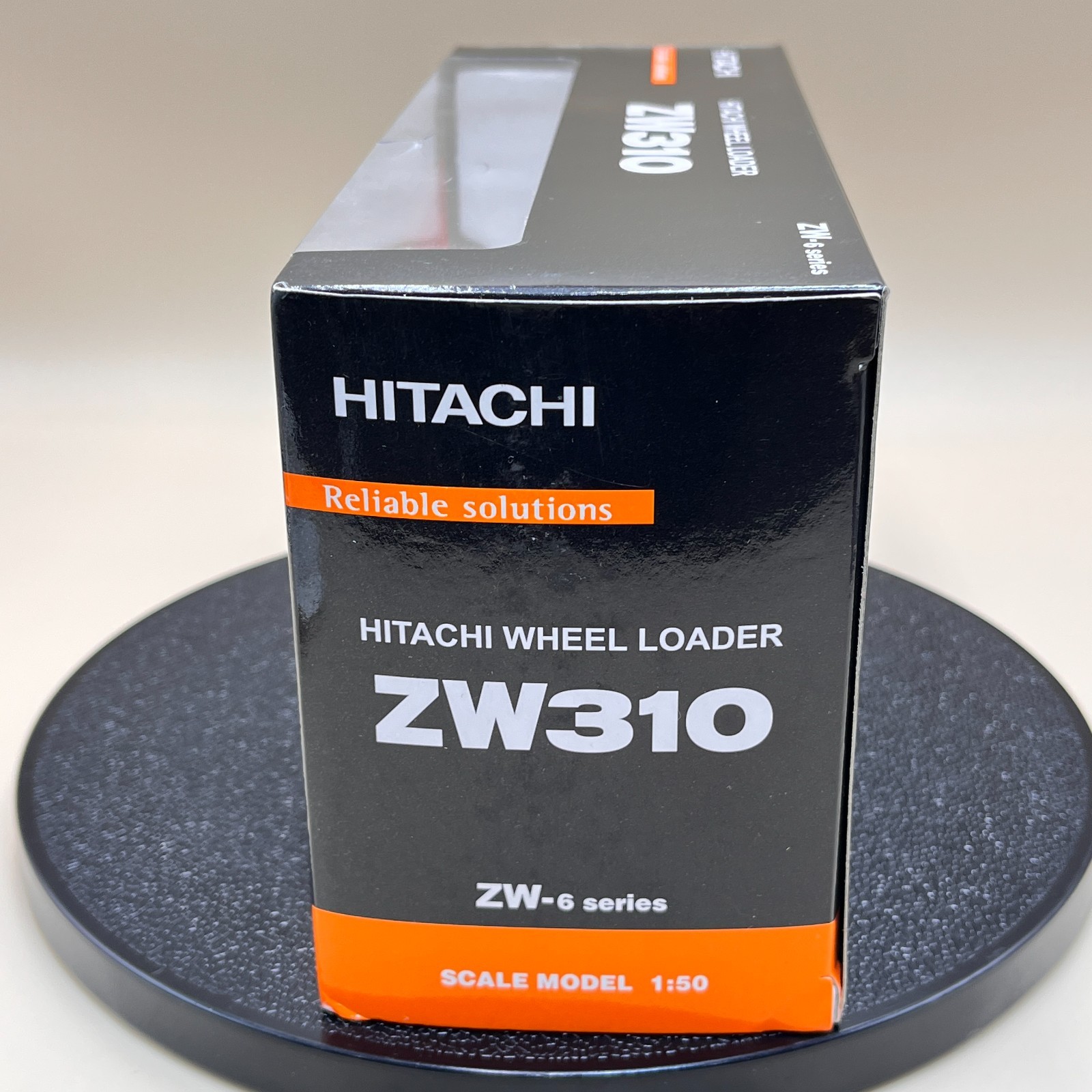 HITACHI 1/50 ZW310 Wheel Loader ZW-6 series Reliablue solutions orange metal