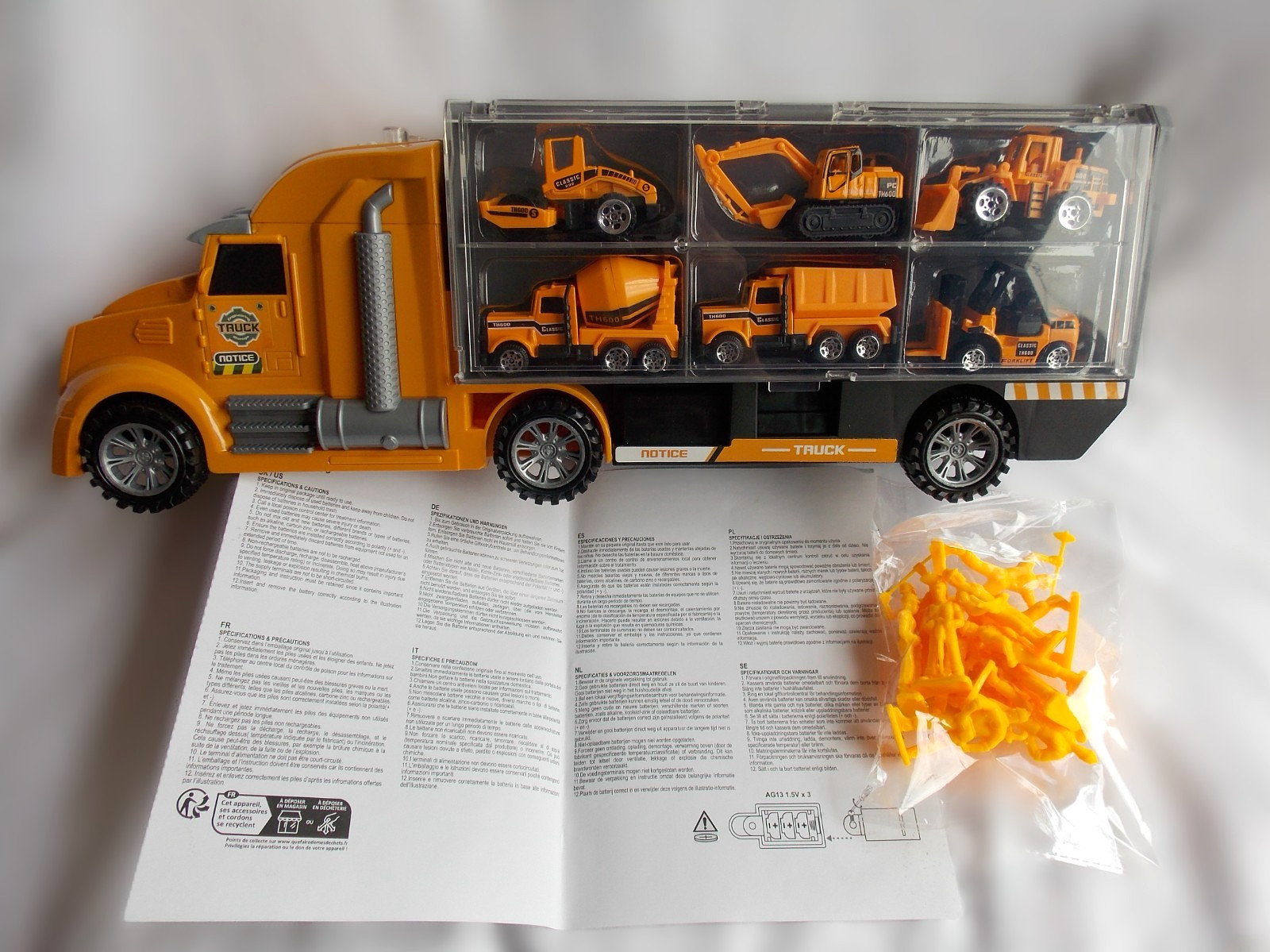 Construction Vehicle Carrier Truck Joyin Toy Set