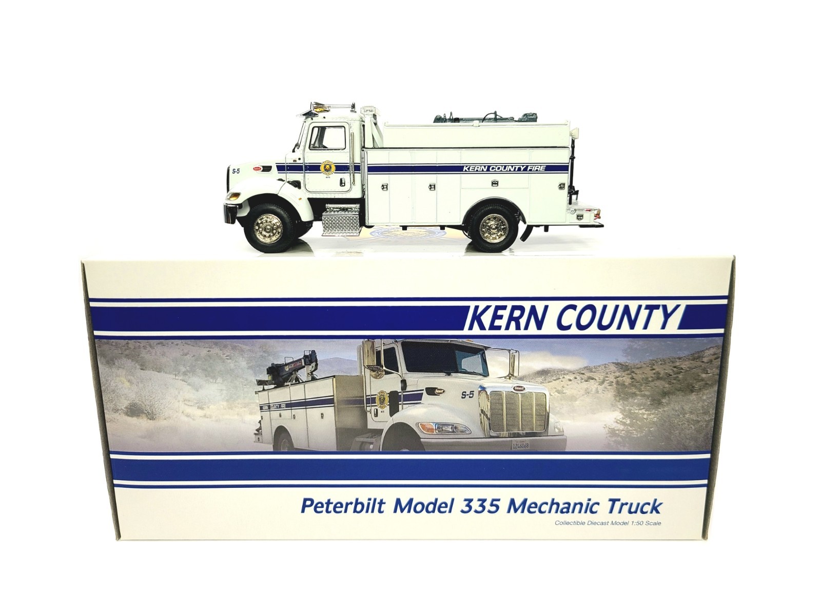 Peterbilt 335 Mechanic Service Truck – Kern County TWH 1:50 Scale #098-01183 New