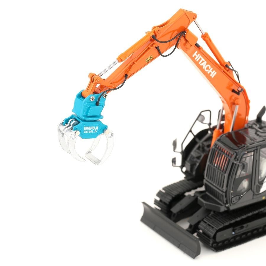 HITACHI 1/50 Scale Diecast Hydraulic Excavator ZX135US-6 Grapple Application