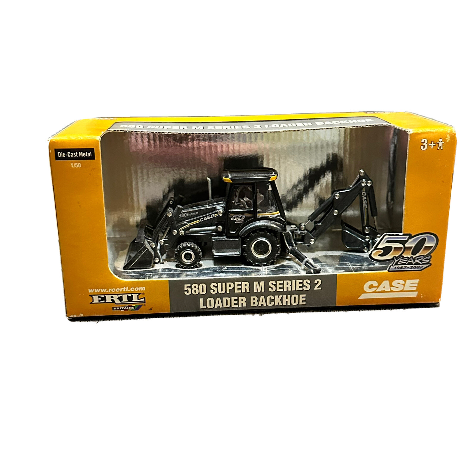 Ertl 1:50 Scale 580 Super M series 2 Loader Backhoe Case 50 yrs 1957/2007 NIB!!