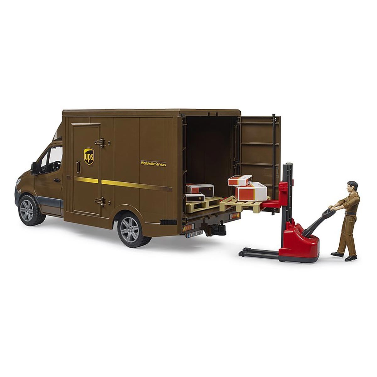 1/16 Mercedes-Benz Sprinter UPS Truck by Bruder 02678