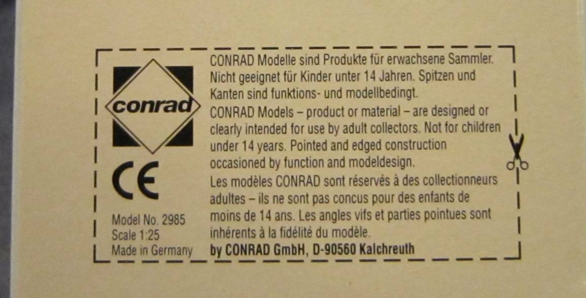 Linde Stacking Model #E-25, diecast; slightly used, original packaging