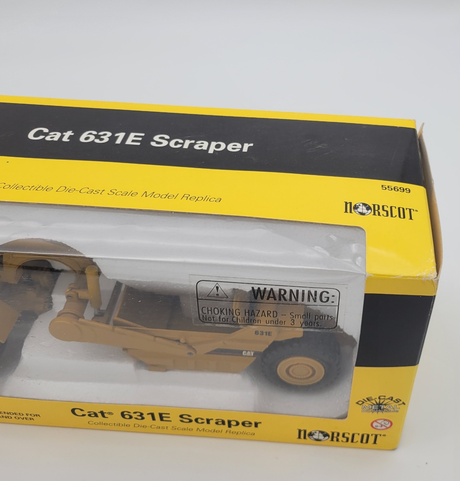 Norscot 55699 1:50 Caterpillar 631E Scraper Diecast VGC in Original Box 1998