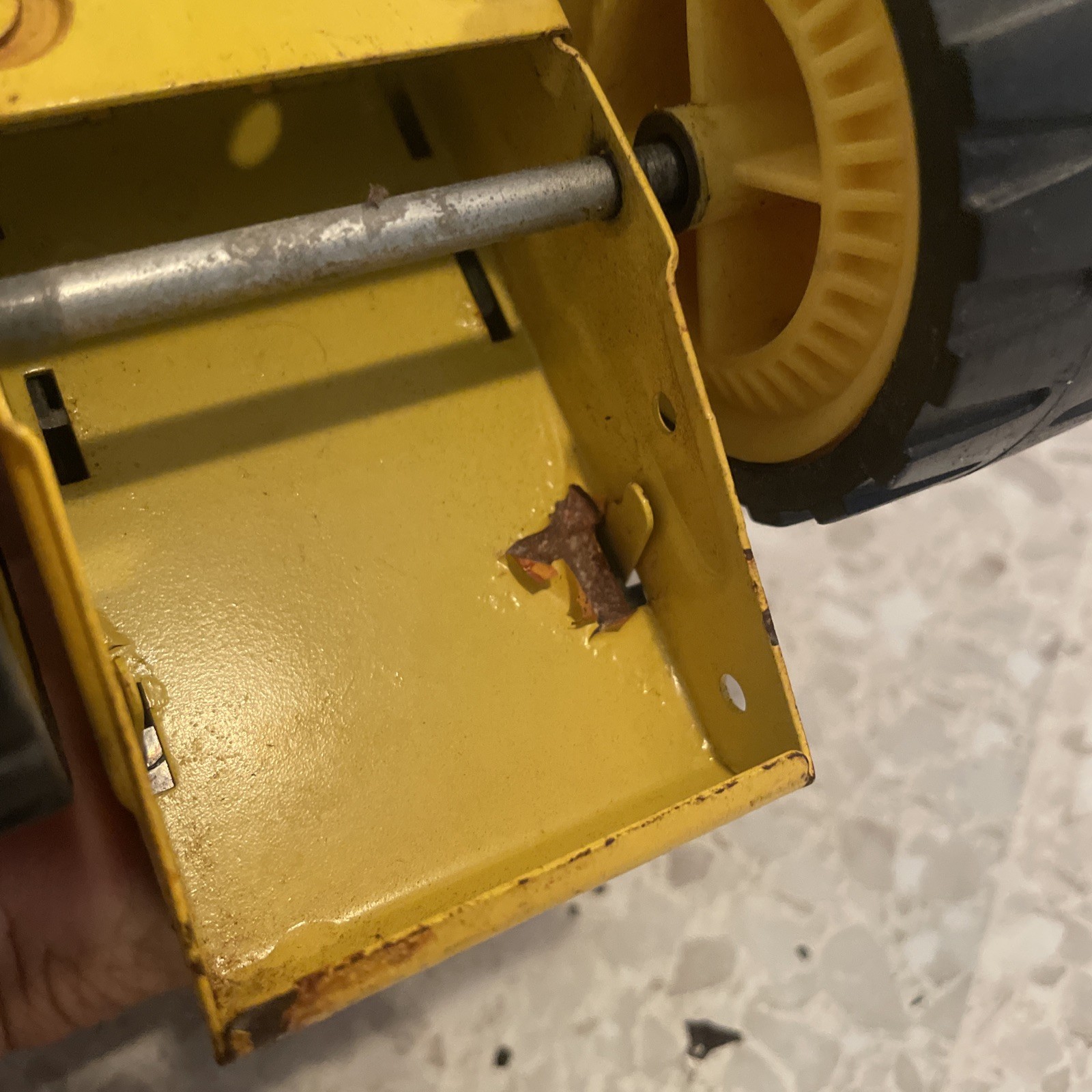 Tonka Forklift Truck # 52900 • XR-101 • Pressed Steel Metal Toy • 1970s Vintage