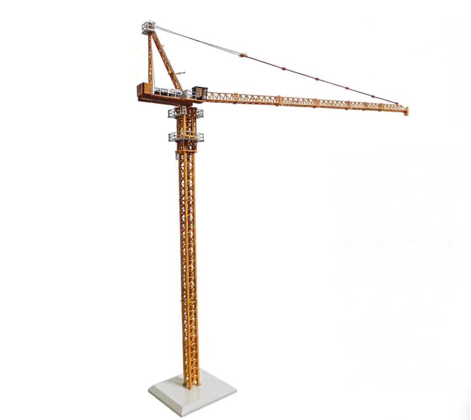 1:100 72CM XCMG XGL190-14S Luffing Tower Crane Constuct Equipment Diecast Model
