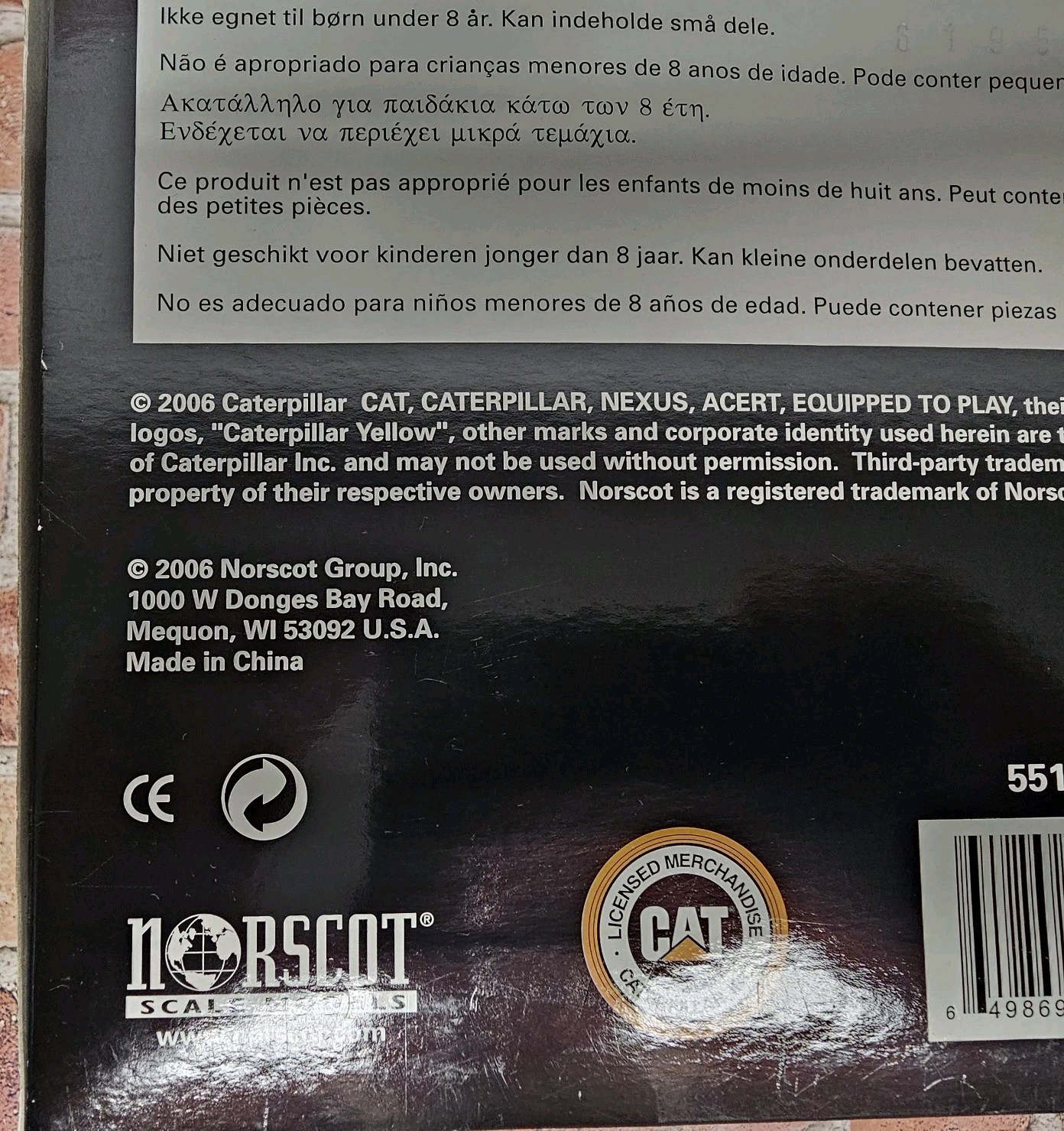 Caterpillar Cat 793D Off Highway Truck 1:50 Norscot 2006