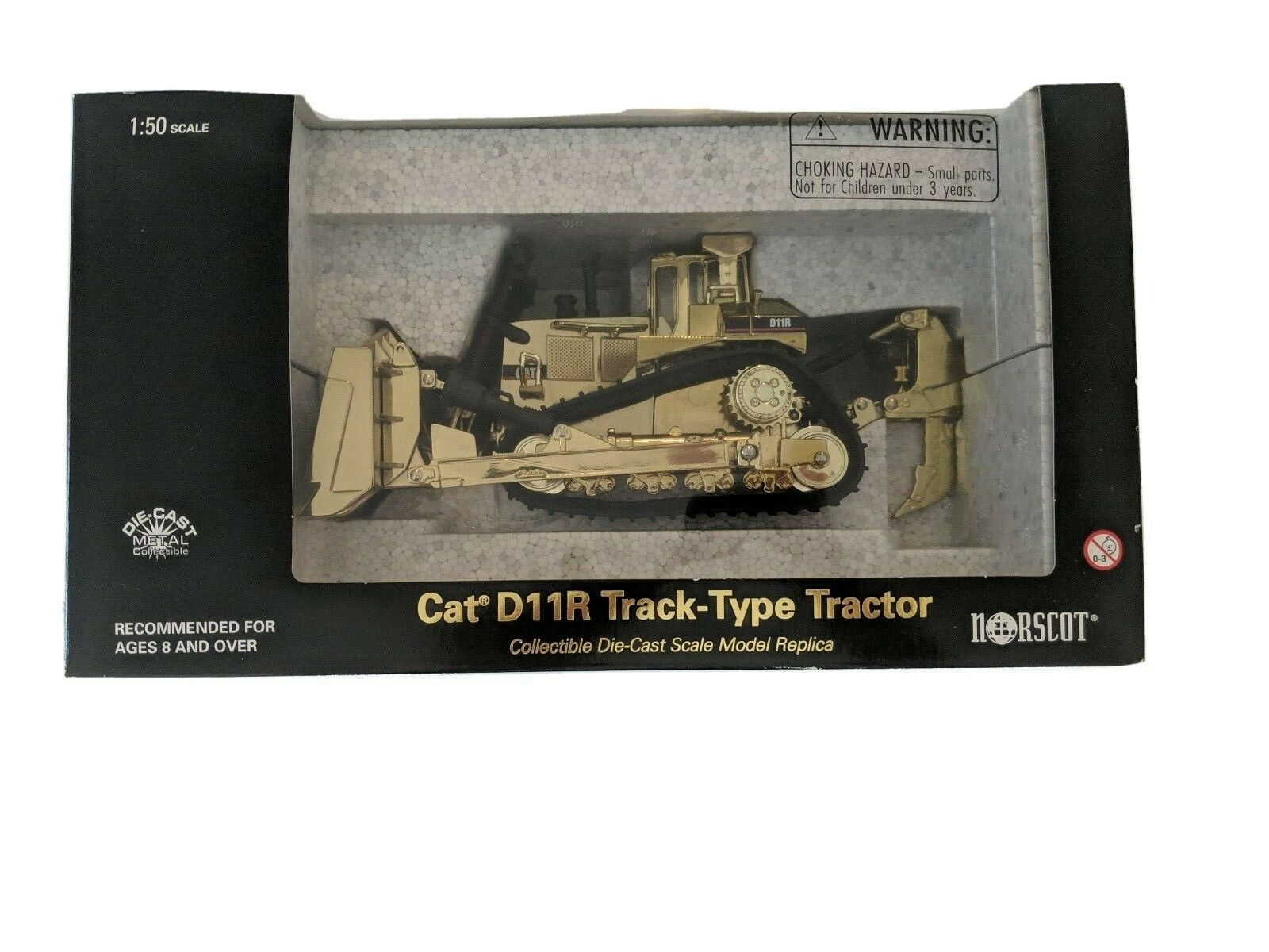Norscot 55062 CAT D11R Tractor 75th Anniversary Gold Die-cast Model 1:50 Scale