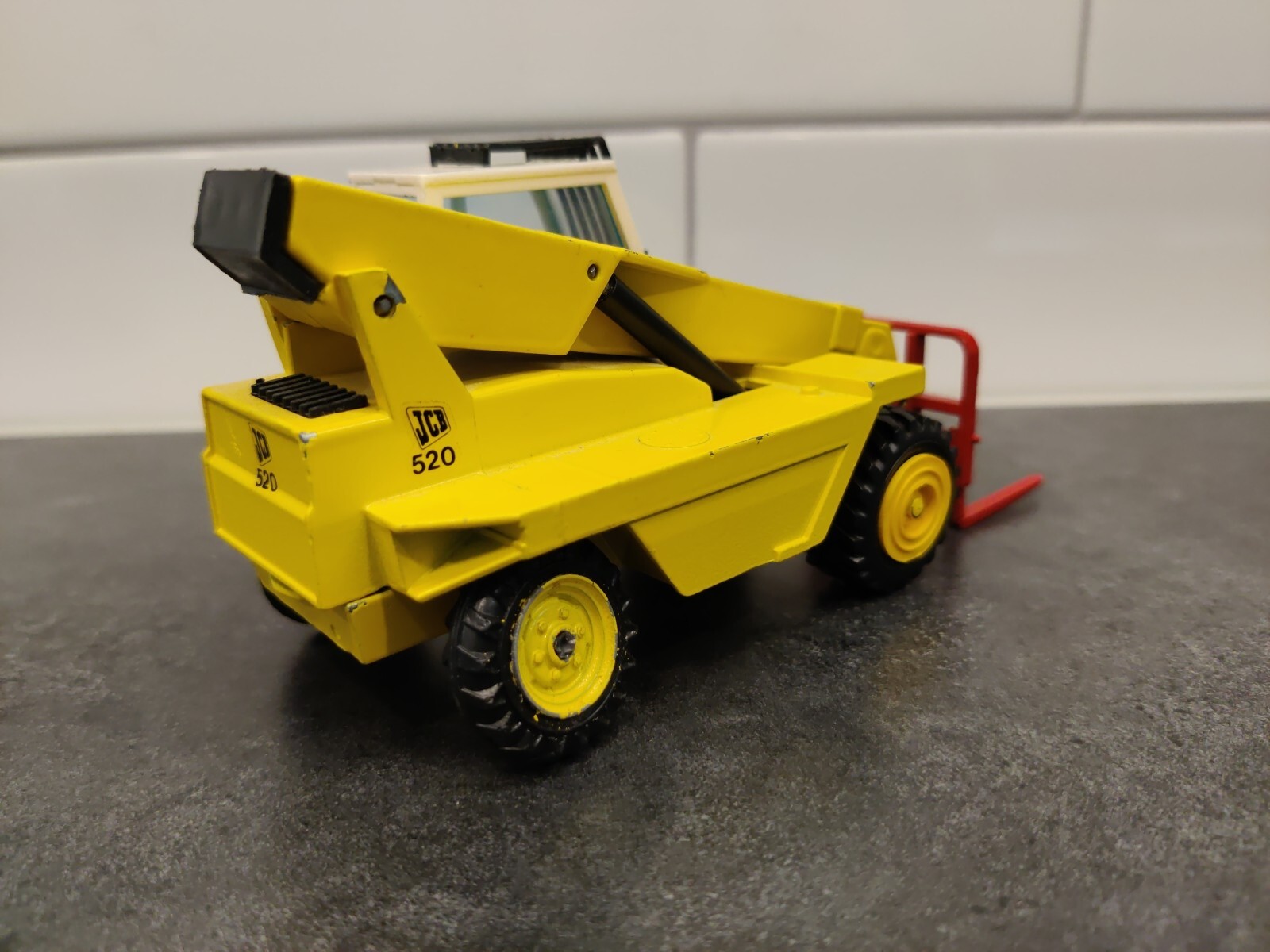 NZG Modelle #175 JCB 520 Telescopic Handler Fork Truck 1:35 W Germany Diecast
