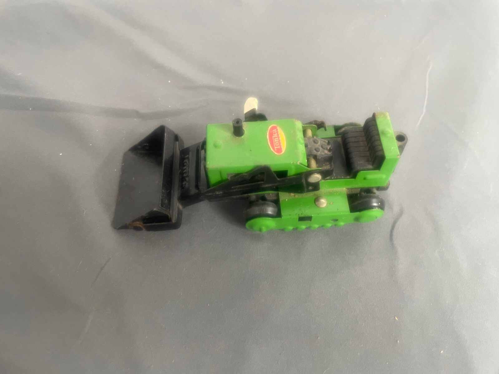 Vintage Tiny Tonka Green Payloader Dozer Bulldozer