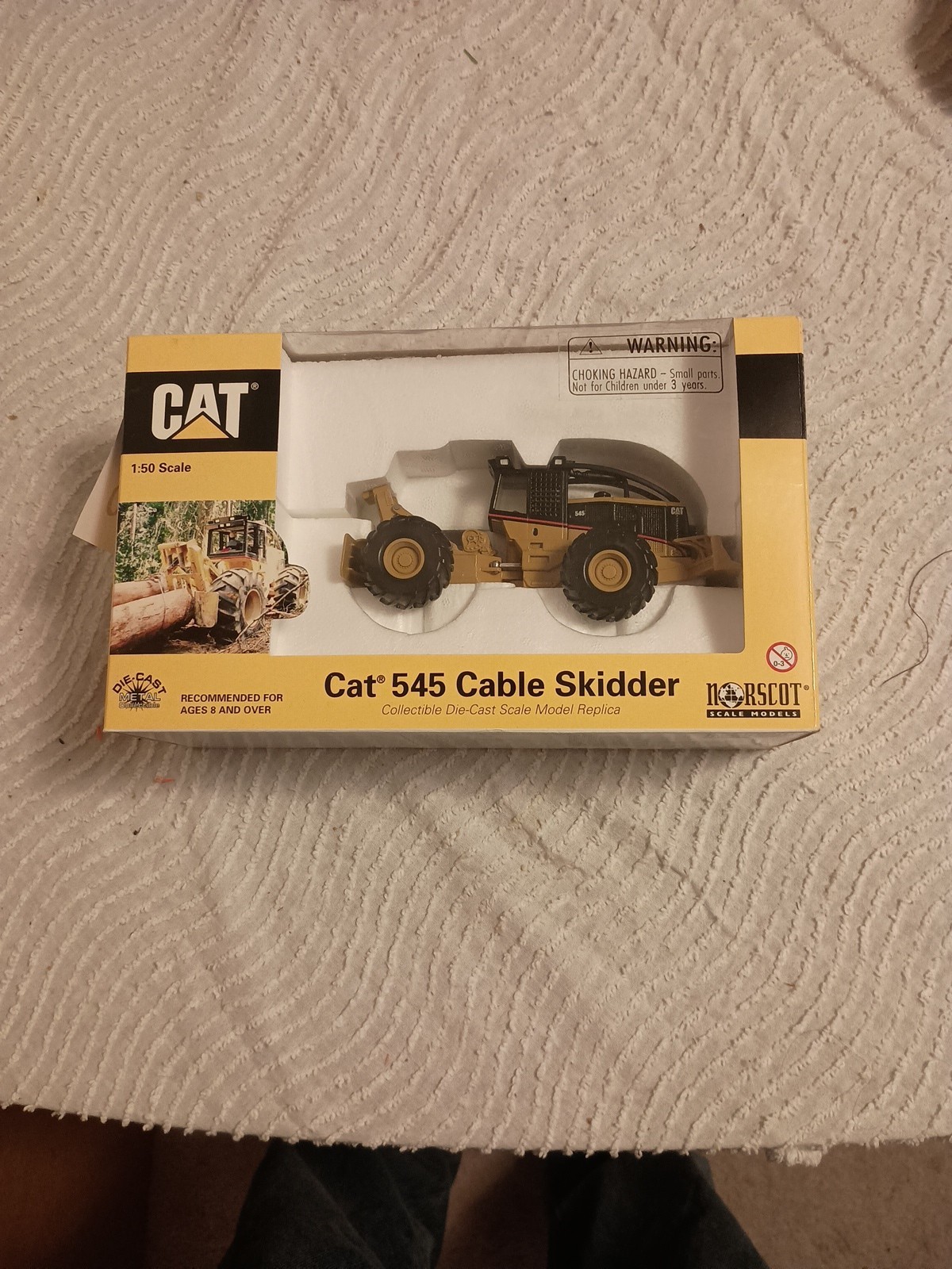 Caterpillar CAT 545 Cable Skidder – Norscot 1:50 Scale Diecast Model #55072 New