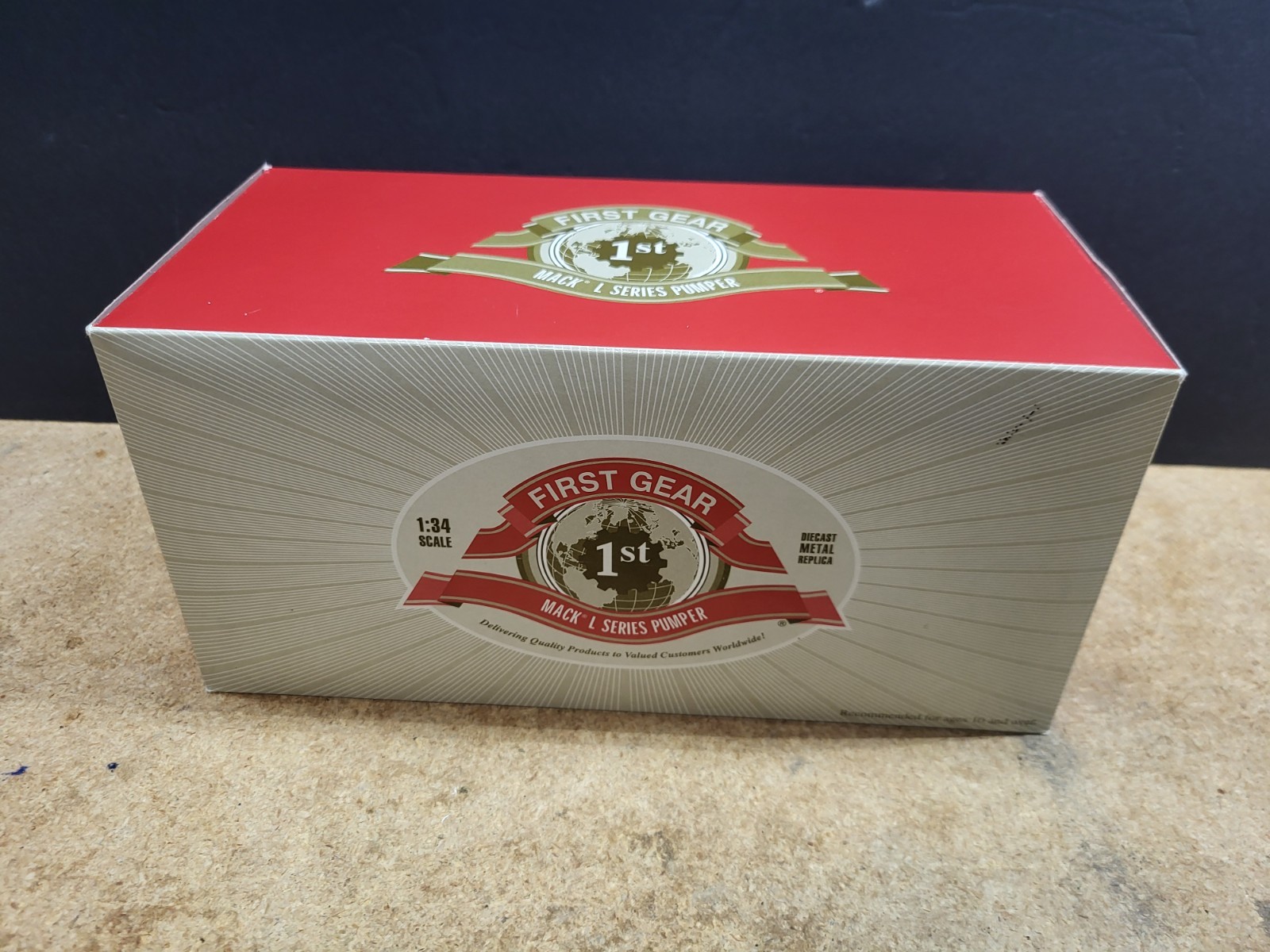 First Gear 10-3348 1:34 Mack L Fire Truck Pumper Detroit, $7/$3/$15 Ship