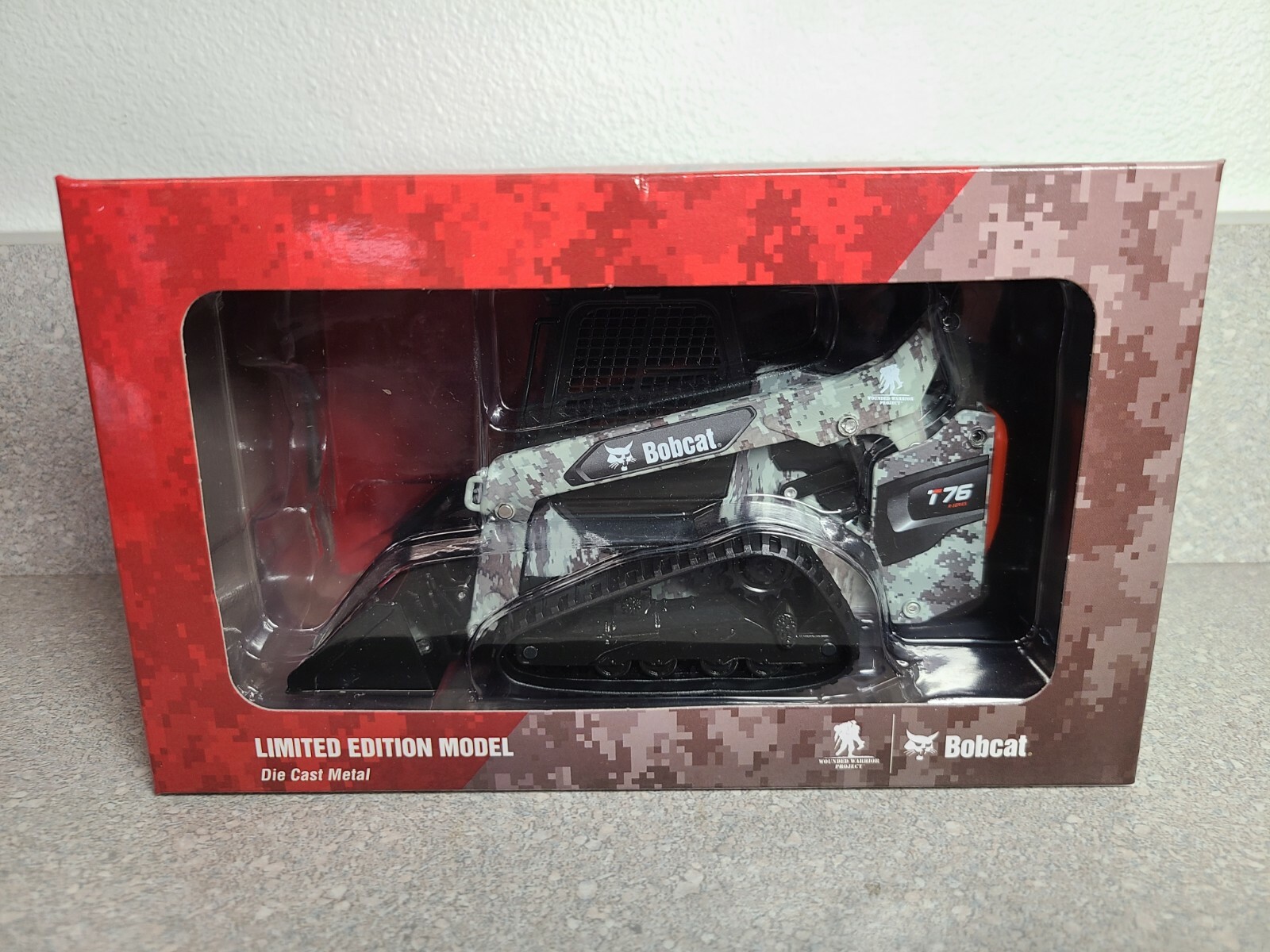 Bobcat T76 Compact Track Loader – Wounded Warrior Camo – Norscot 1:25 Scale New