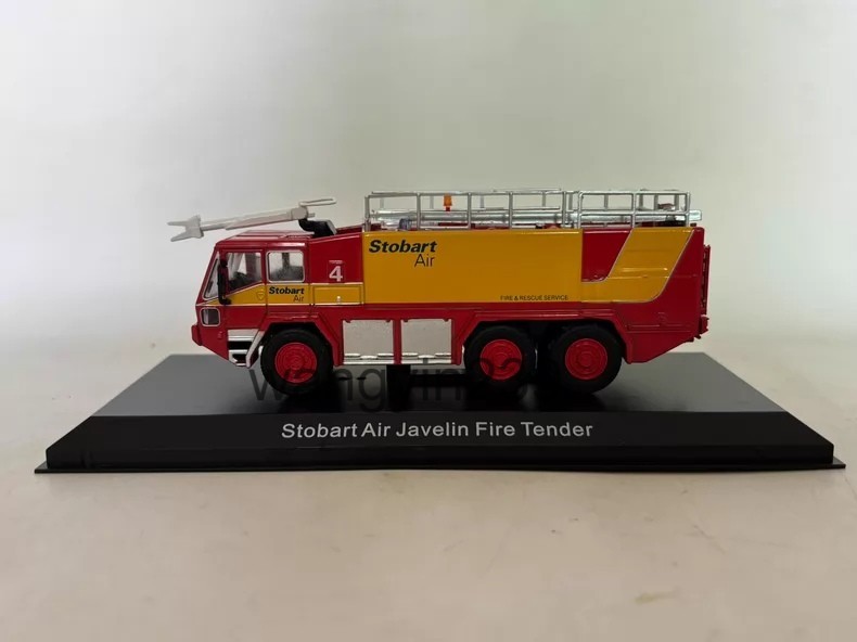 Atlas Eddie Stobart Air Javelin Fire Tender Airport Fire Truck 1/76 Diecast Mode