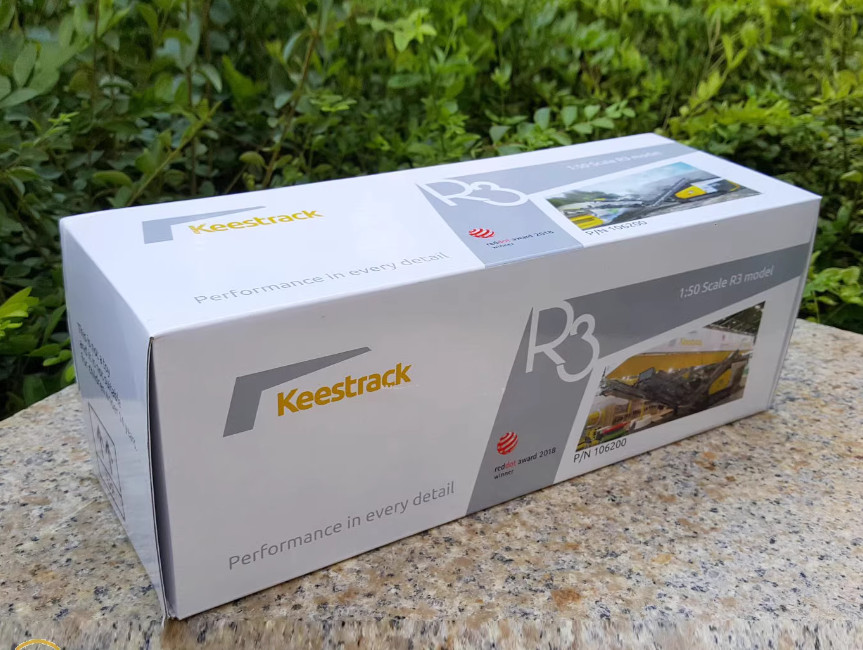 1:50 keestrack Crusher Screening Machine Construction Equipment Diecast Model
