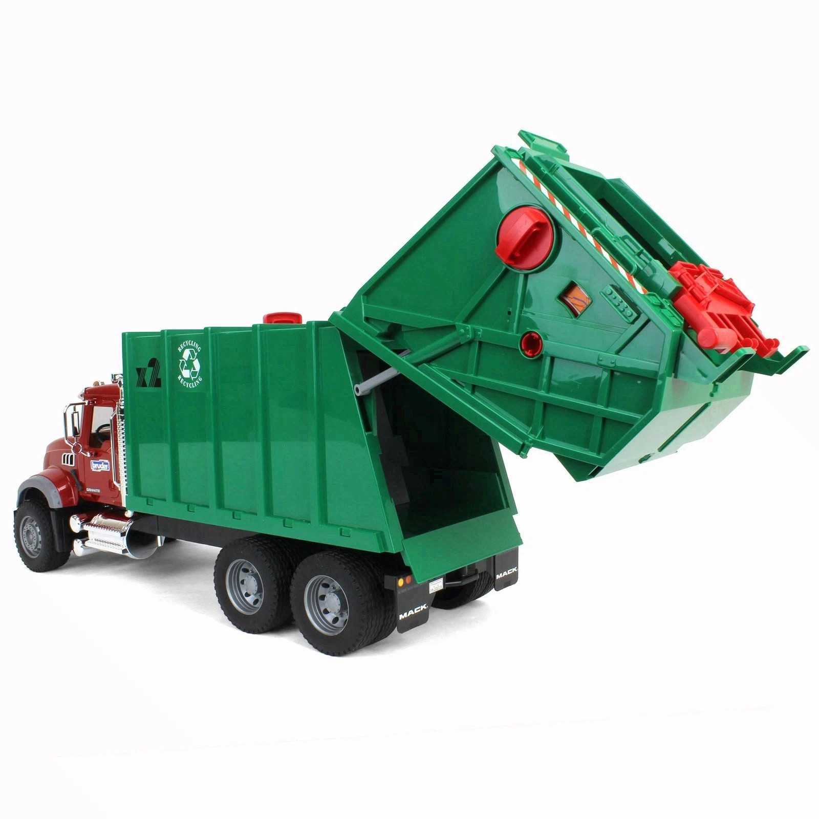 1/16th Bruder MACK Granite Rear Loading Garbage Truck 02812