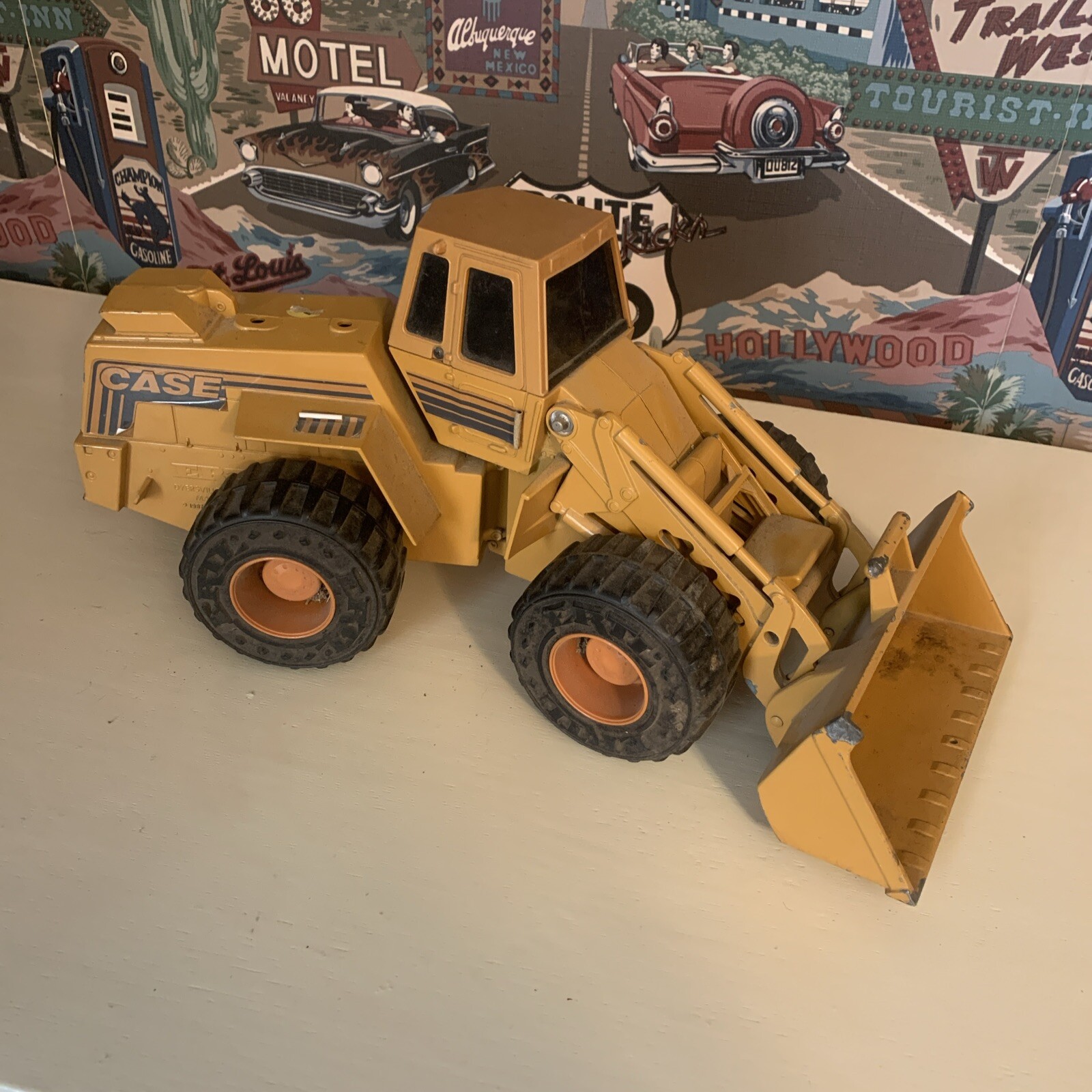 VINTAGE ERTL CASE W30 WHEEL FRONT LOADER DIECAST CONSTRUCTION Paypoader