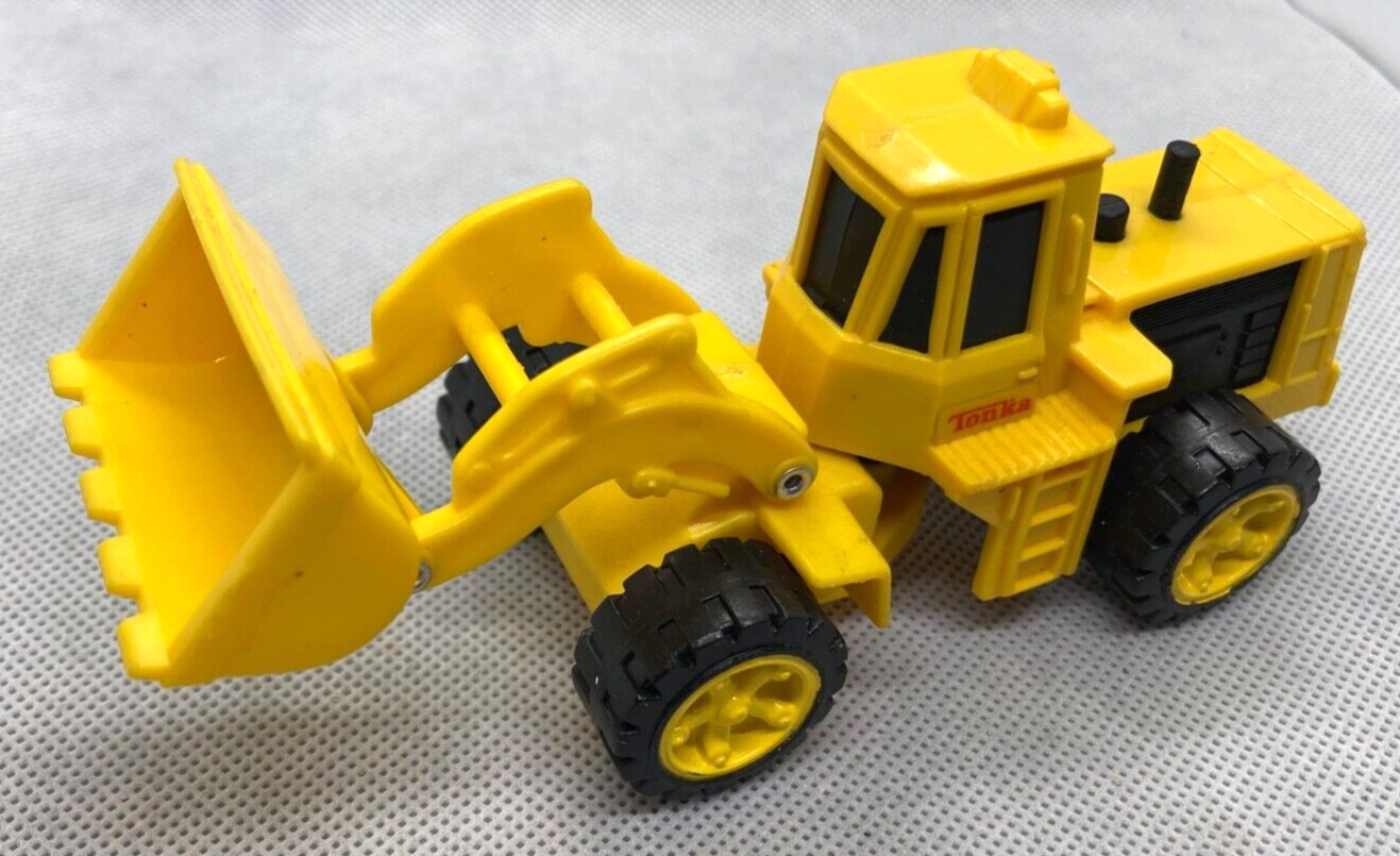 Tonka 1990 Front End Loader 1:64 Scale With Moving Loader Bucket NICE!