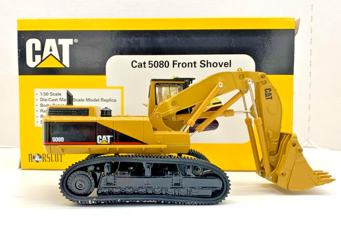 1998 Norscot Cat 5080 Front Shovel Die-Cast 1/50 Scale