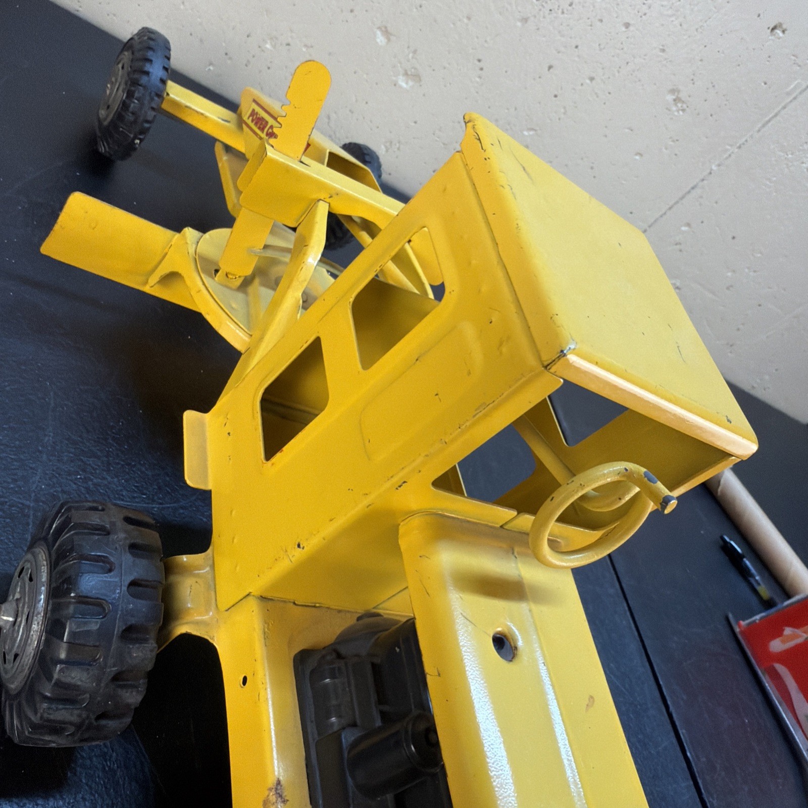 POWER GRADER – TONKA Vintage 1970’s Tonka Yellow Die Cast Metal – RARE! CLEAN