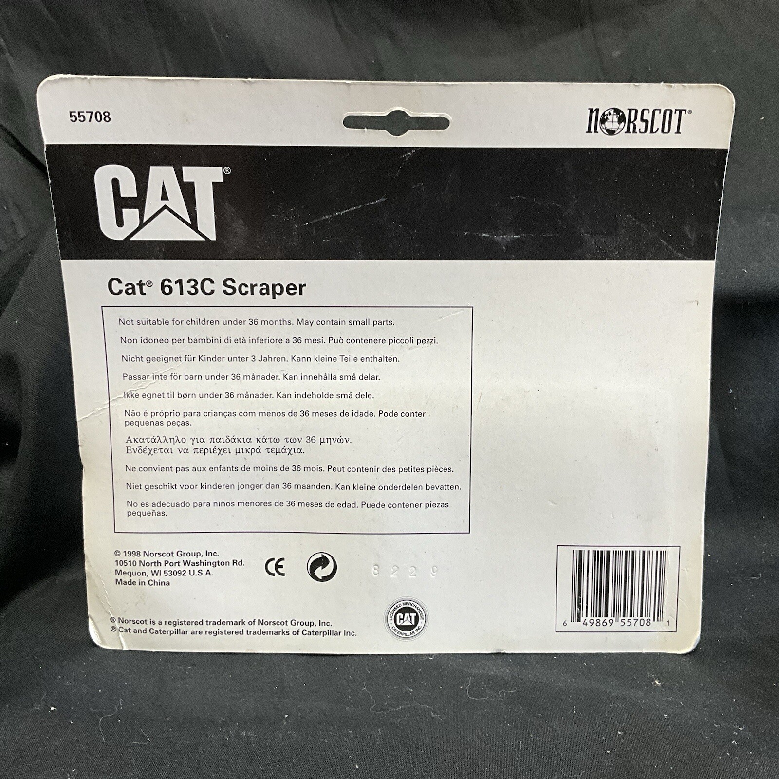 Cat 613c Scraper Caterpillar Die Cast