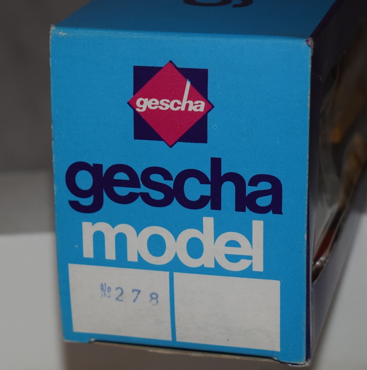 Vintage Gescha 278 Liebherr 961 Excavator Crawler – 1:50 Diecast in Original Box