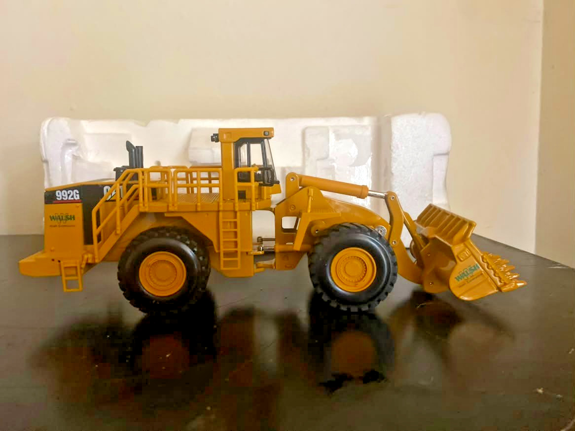 RARE Norscot CAT Caterpillar 992G #55115 Walsh Construction Promotional Diecast