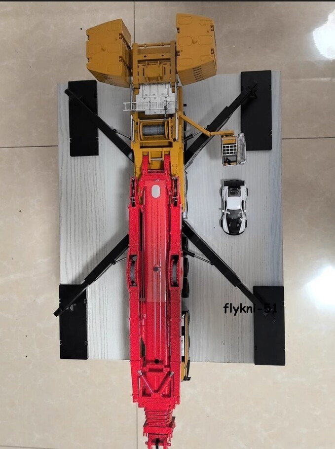 Stock! 1:/50 SAC16000S All Ground Engineering Crane Alloy Collectible Models