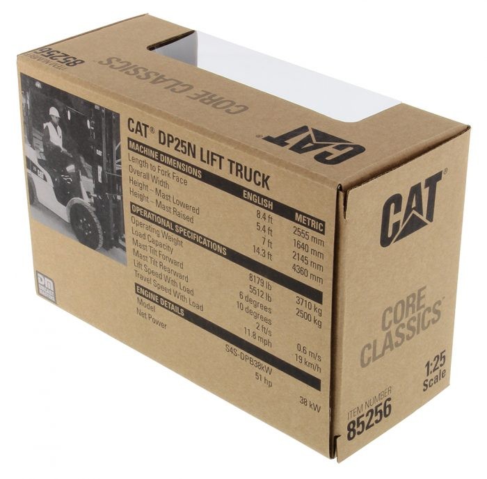 DIECAST MASTERS – CATERPILLAR 25 Elevator with Figure – 1/25 -…
