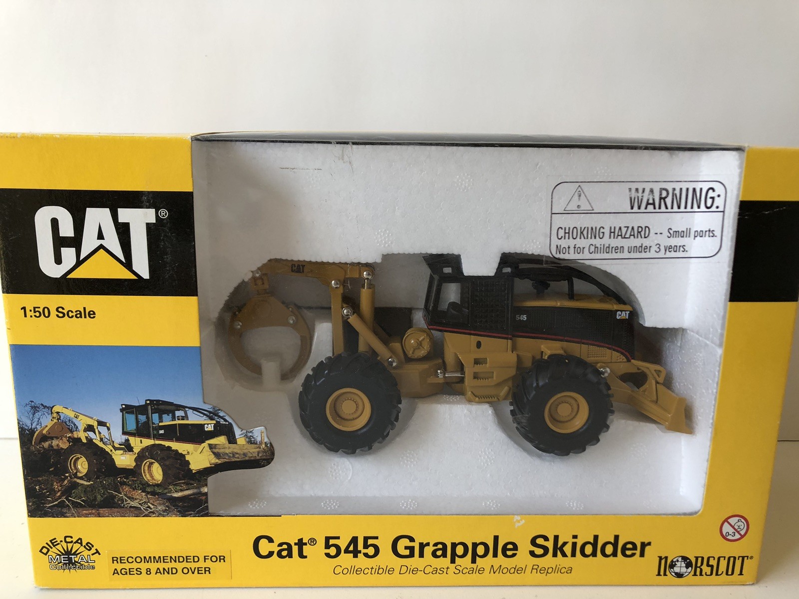 Caterpillar Cat 545 Grapple Skidder Norscot 1:50 Scale Diecast NIB