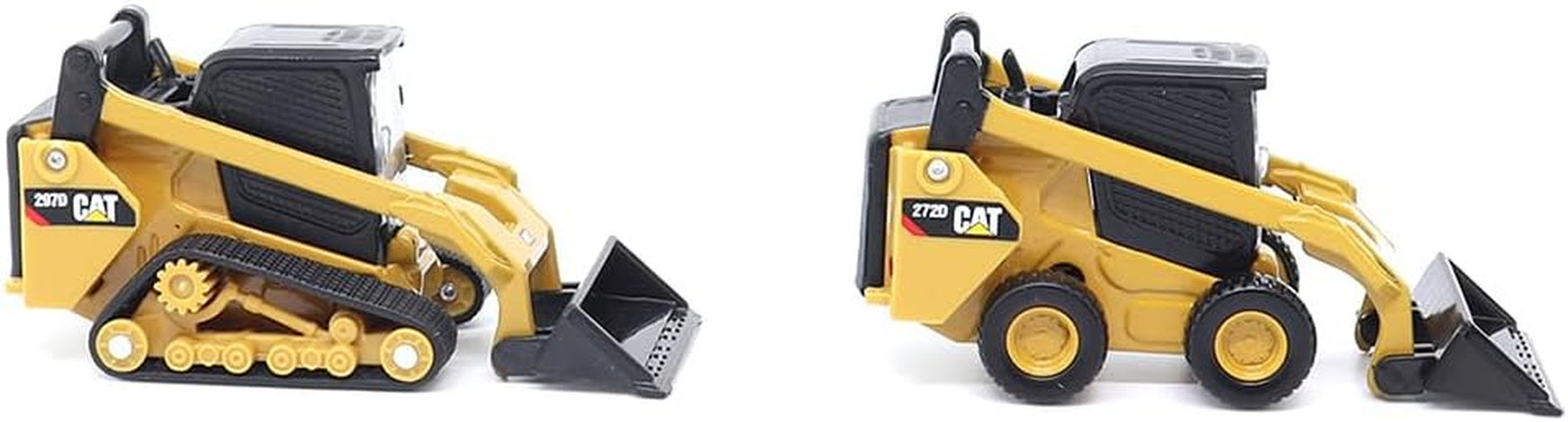 | 1:64 Scale Cat 272D2 Skid Steer Loader & Cat 297D2 Compact Track Loader Twin P