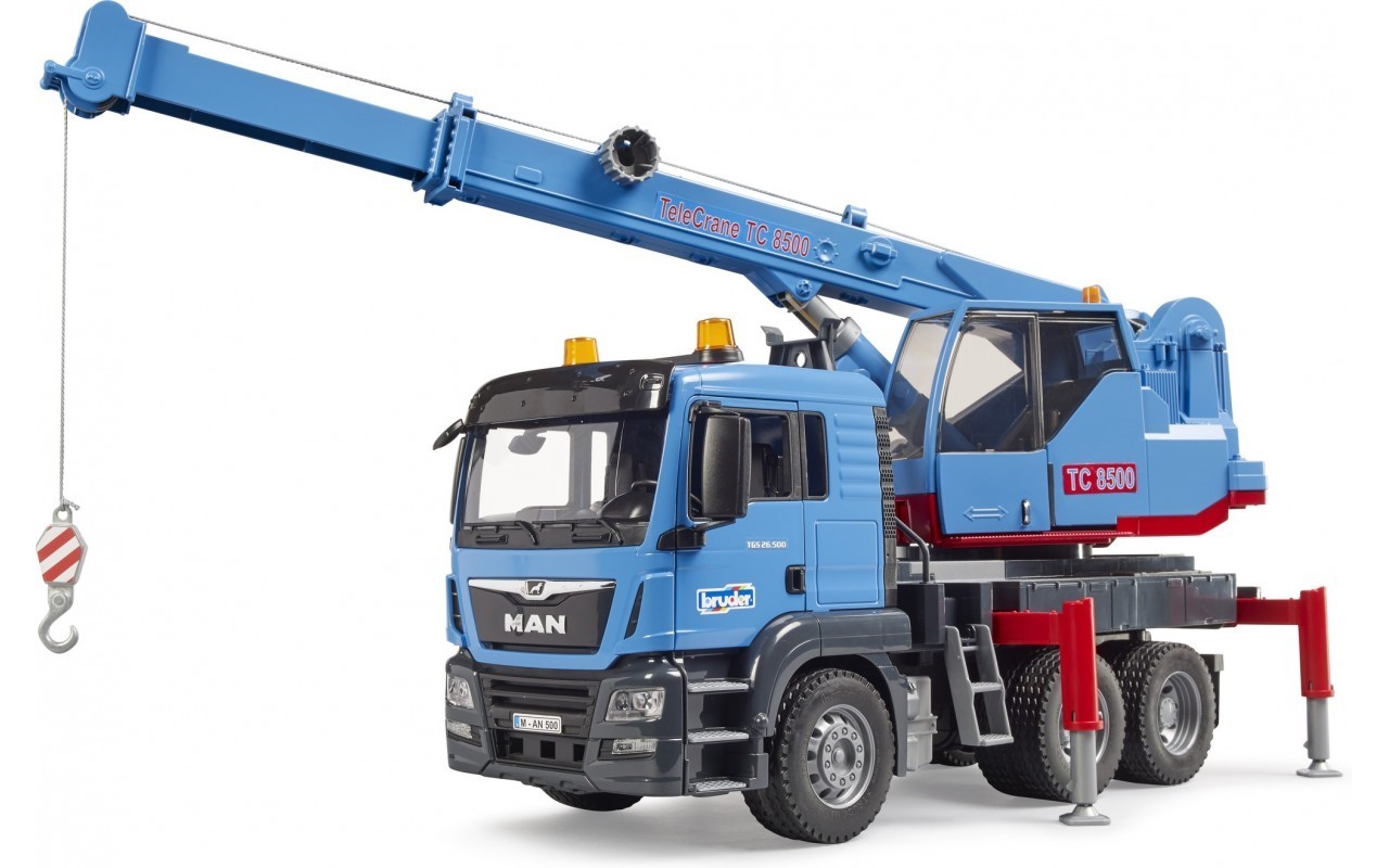 Bruder MAN TGA CRANE TRUCK Collection Toy Car Model 1/16 1:16