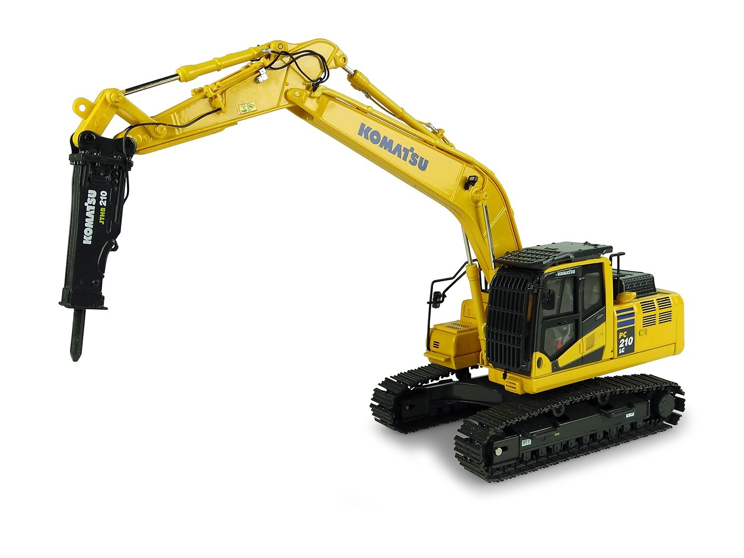 Universal Hobbies 1:50 Komatsu PC210LC-11, Hammer Drill Diecast Excavator UH8140