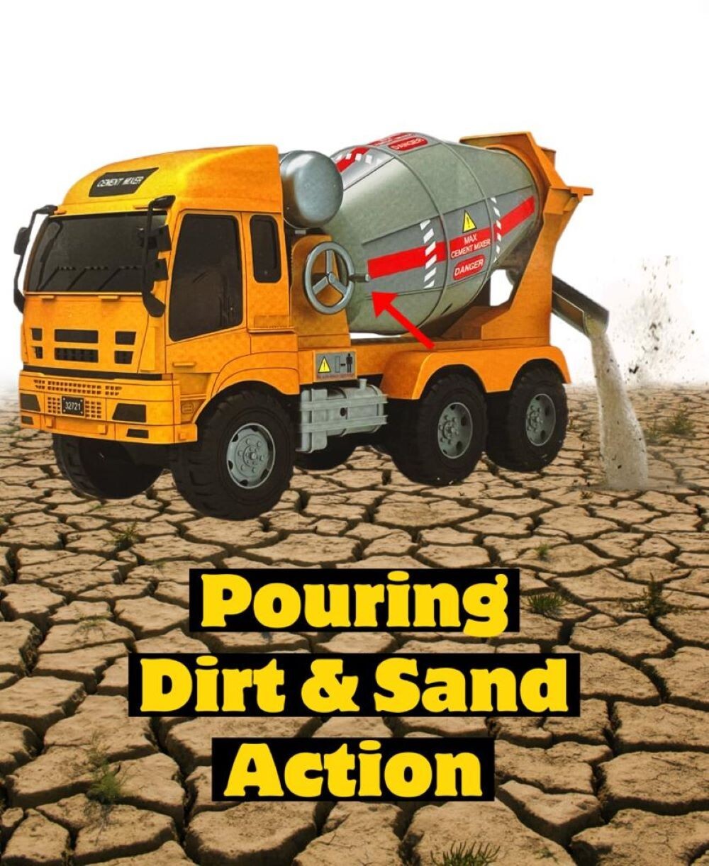 Big Daddy – Extra Large Heavy Duty Construction Cement Truck TOY NEW