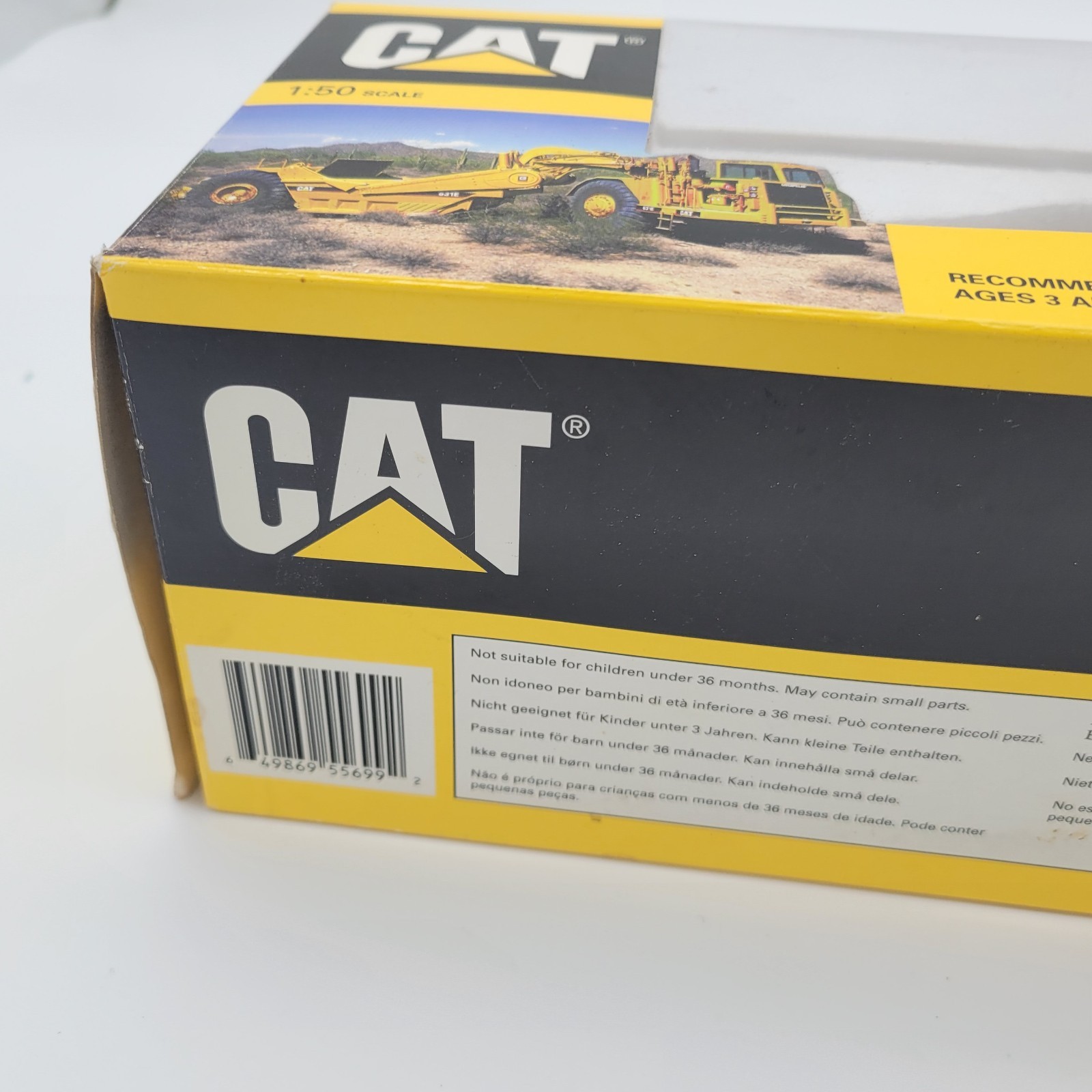 Norscot 55699 1:50 Caterpillar 631E Scraper Diecast VGC in Original Box 1998