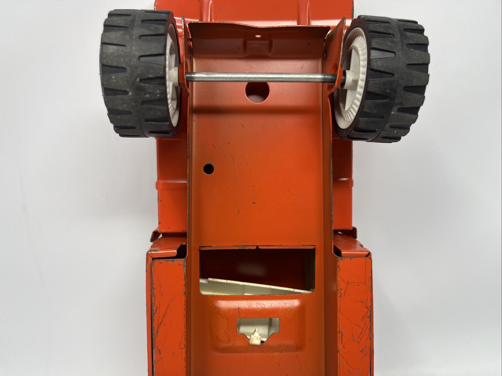 1960’s 1970’s Tonka Dump Truck Orange, – Well Loved – Normal Wear