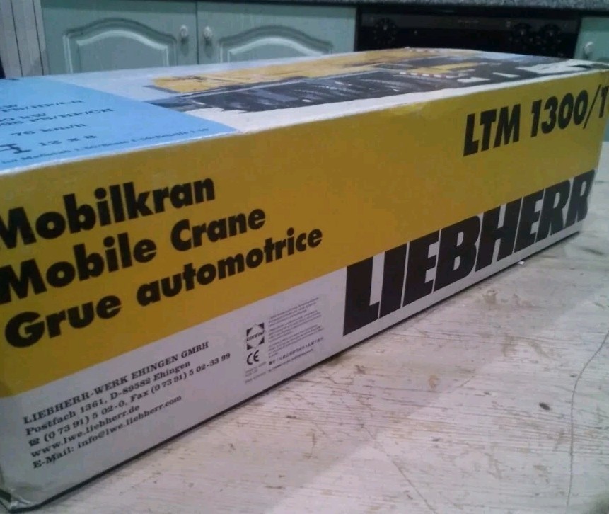 Conrad 1:50 LTM 1300/1 Liebherr Gru Mobile RARE James Jack Crane RARE Vintage